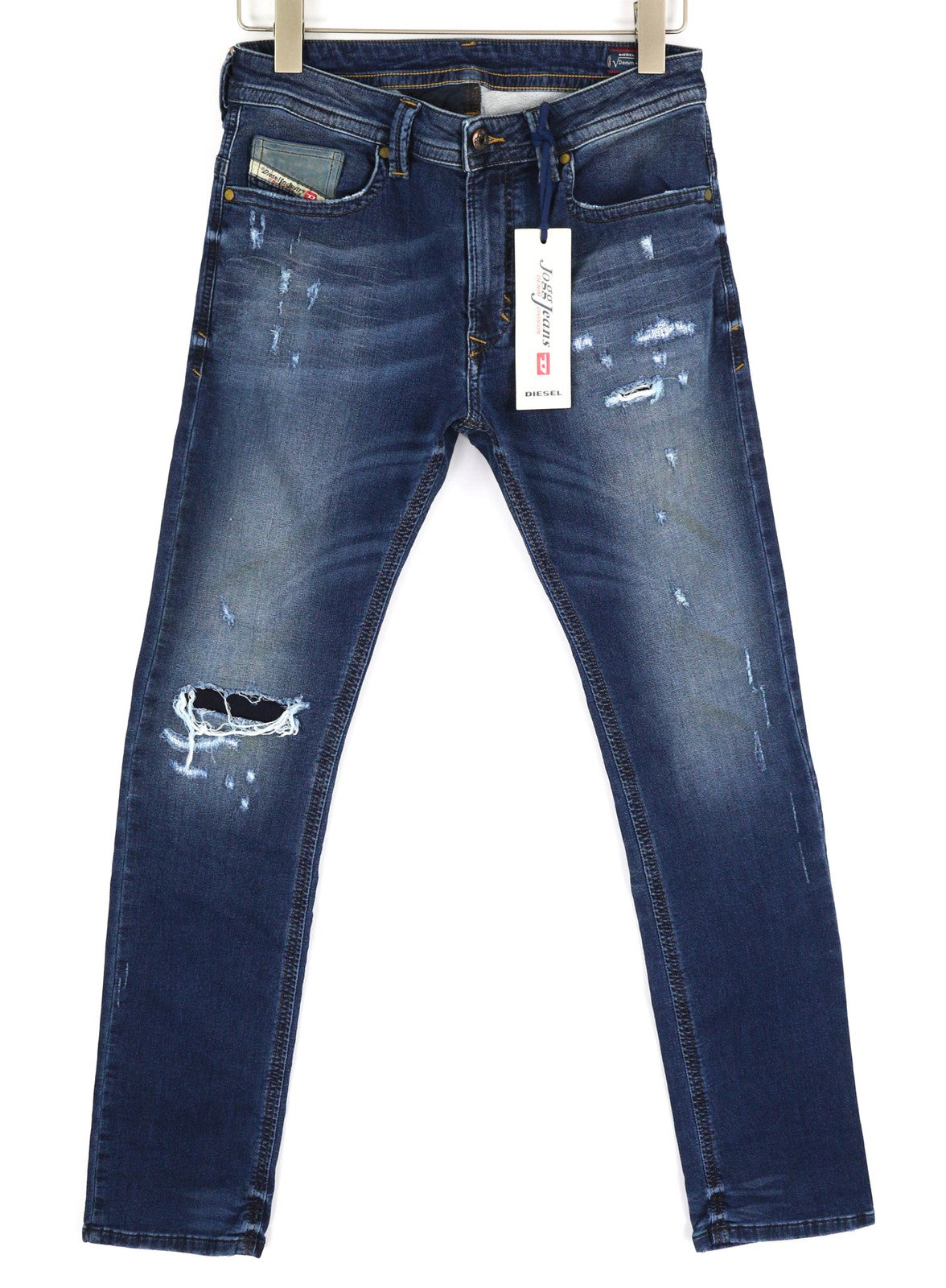 Diesel Thavar-ne 0662l pánske Jeansblue Jogg Sweat Slim Stretch Distressed