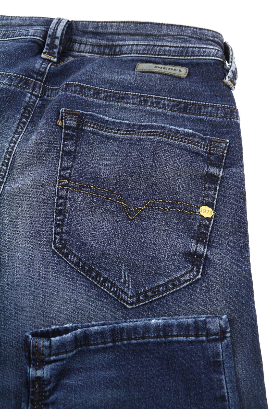 Diesel Thavar-ne 0662l Męskie jeansy Blue Jogg Sweat Slim Stretch Distressed