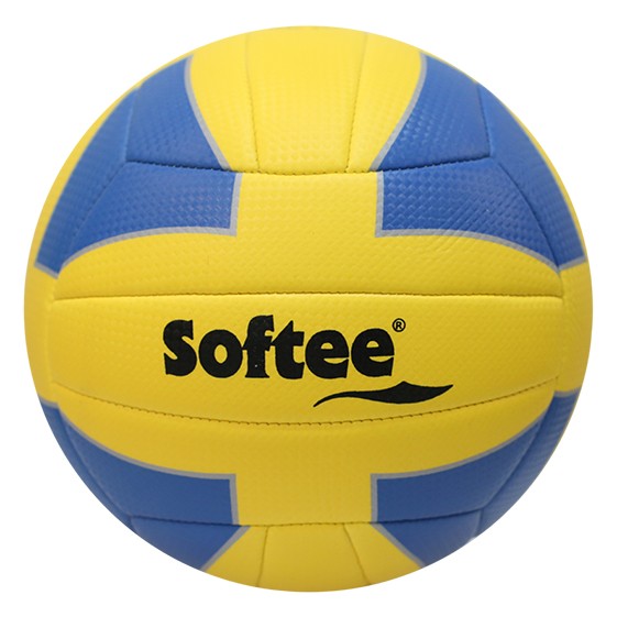 Balón Voleibol Softee Beach Sun Amarillo/Azul