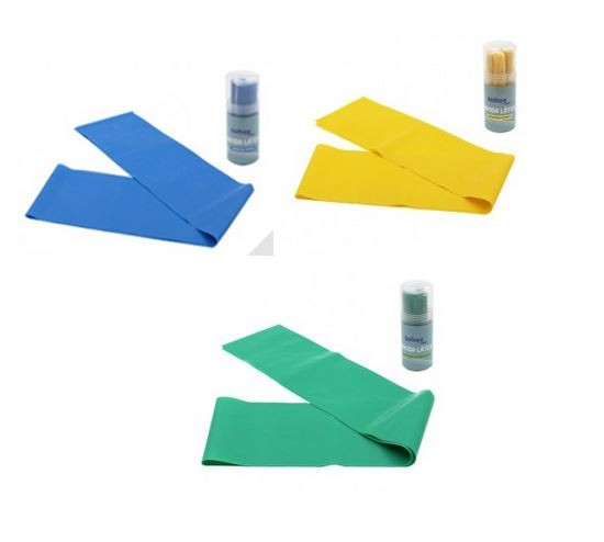 Set mit 3 Latexbändern, Größe 15 Meter