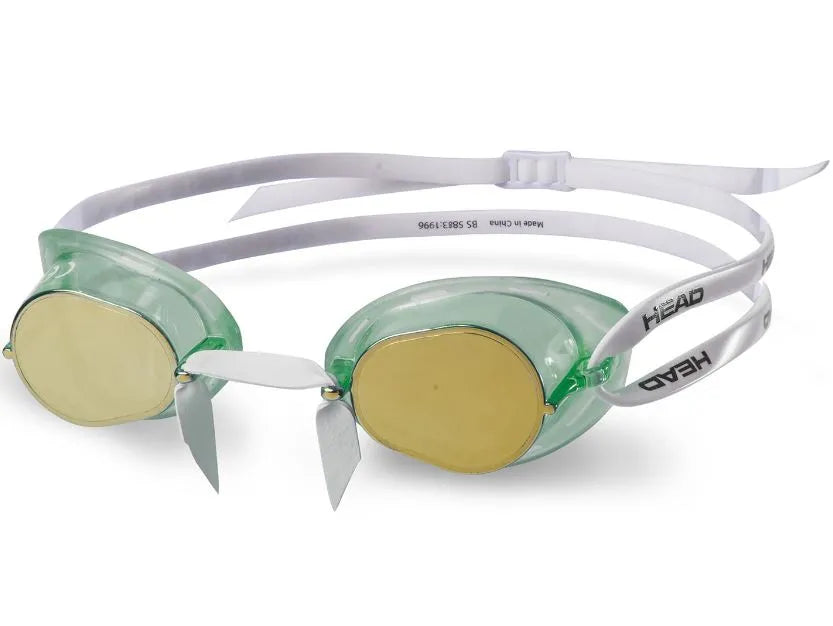 Head Goggle Racer verspiegelt grün