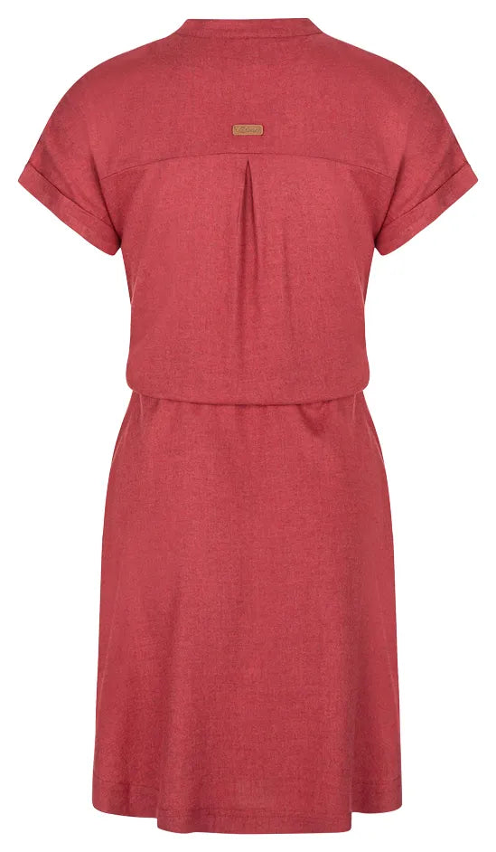 Vestido feminino com laço nella vermelho l