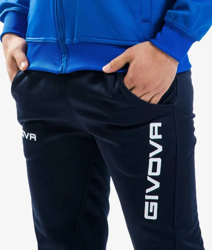 Kombinezon sportowy givova tuta one full zip niebieski 2xs