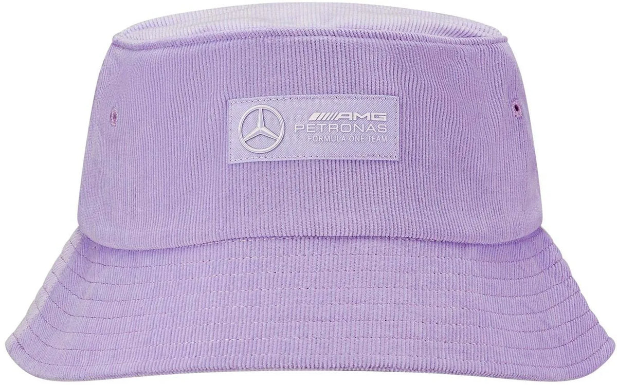 Mercedes Unissex Mapf1 Fw Retro Cord Bucket Chapéu Lilás Roxo