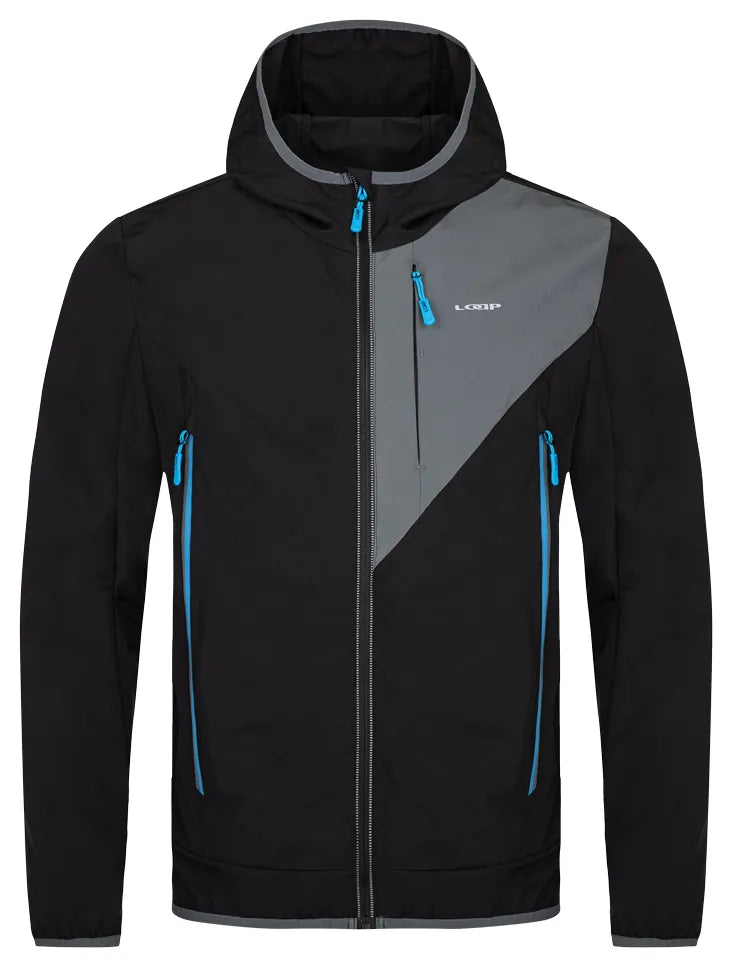 Jachetă Softshell pentru bărbați Loap Ural Black