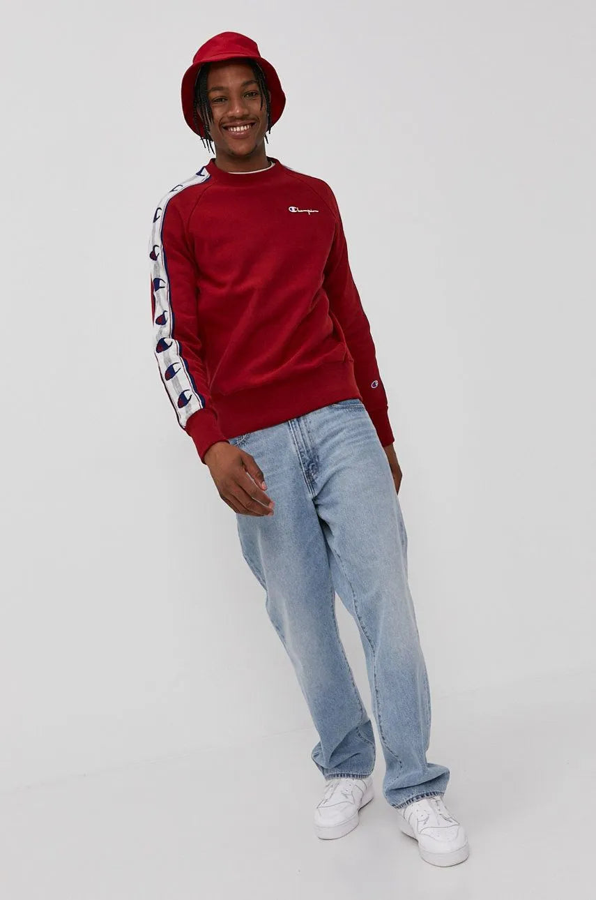 Férfi bajnok pulóver piros férfi piros xs