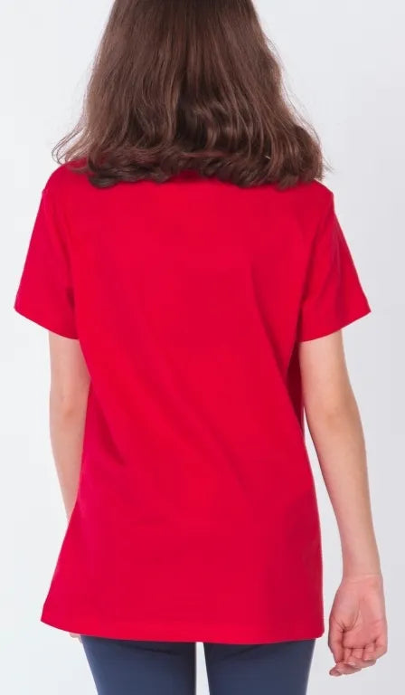 Dame t-shirt joma ørkenærme t-shirt rød rød 2xl