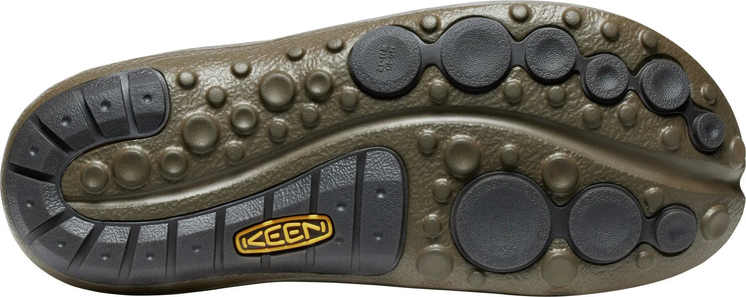 Bróga leathair dhubh ceaintín shanti na bhfear/plaza taupe 47.5