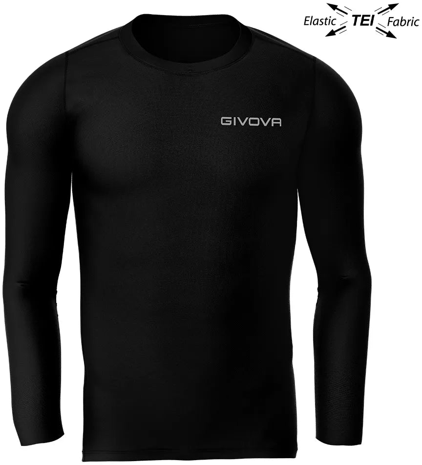 Funkčné tričko givova corpus 3 maglia intima elastica black 2xs
