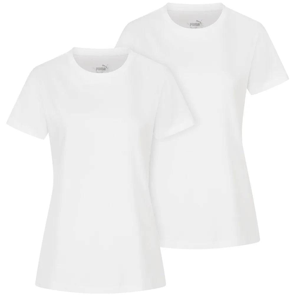 Pack Of 2 Women's T-shirts Puma Base White 2-pack White