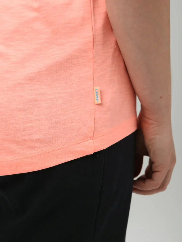 T-shirt damski loap blavekarka pomarańczowy pomarańczowy l