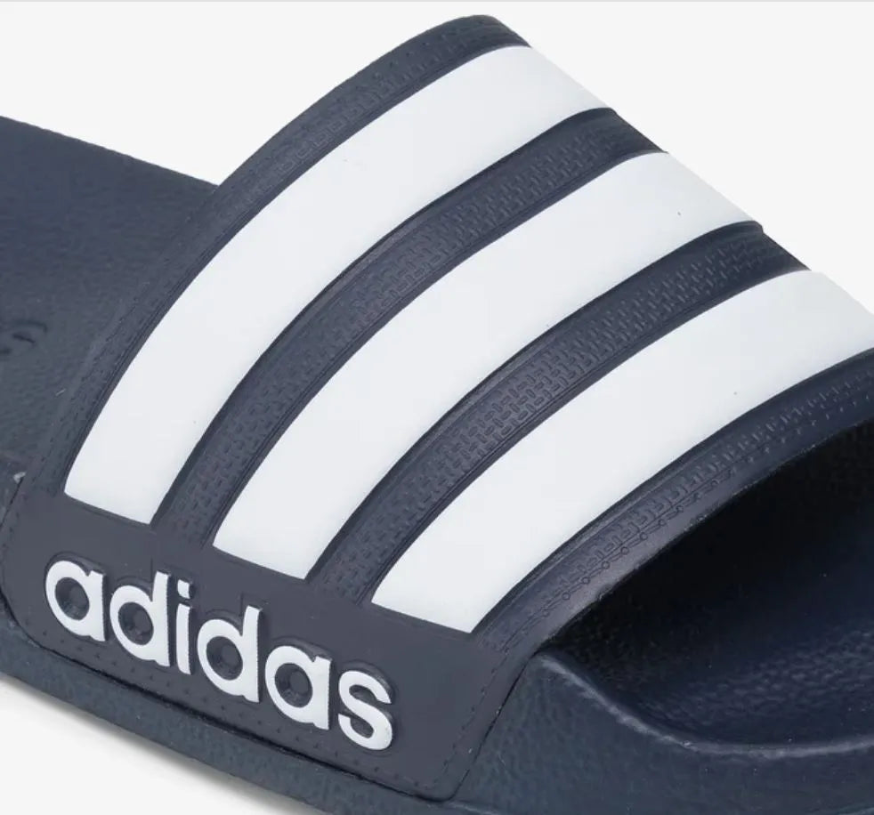 Kapcie adidas unisex adiletten shower core czarno-niebieskie 42