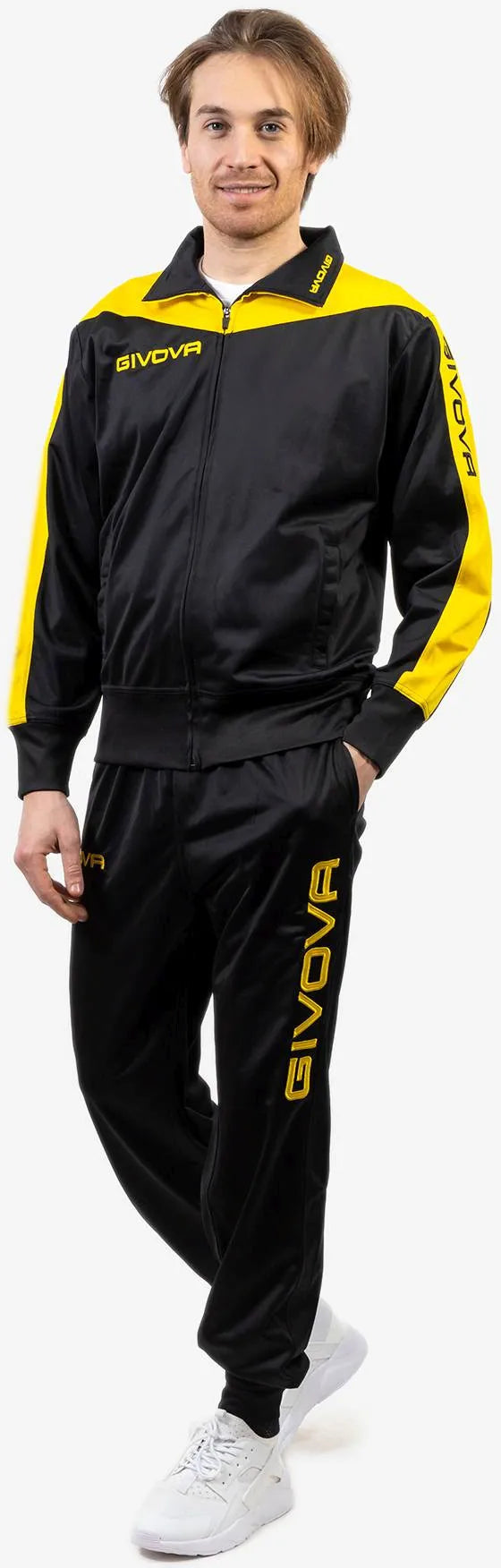 Sportset givova roma svart-gul svart m