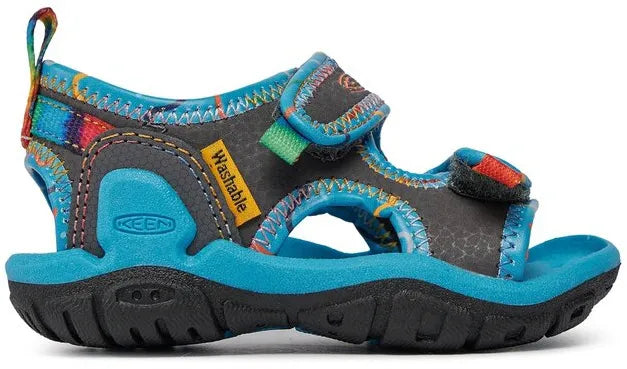 Detské topánky Keen jr knotch creek ot magnet-tie dye modrá 23