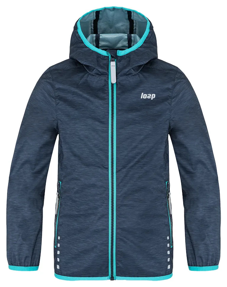 Kindersoftshelljas Loap Lyparo Blauw