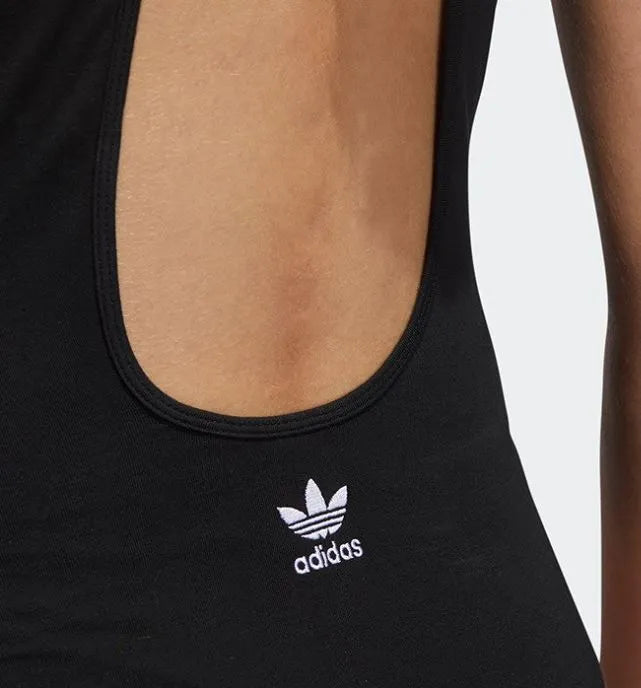 Damskie bawełniane body adidas czarne 40