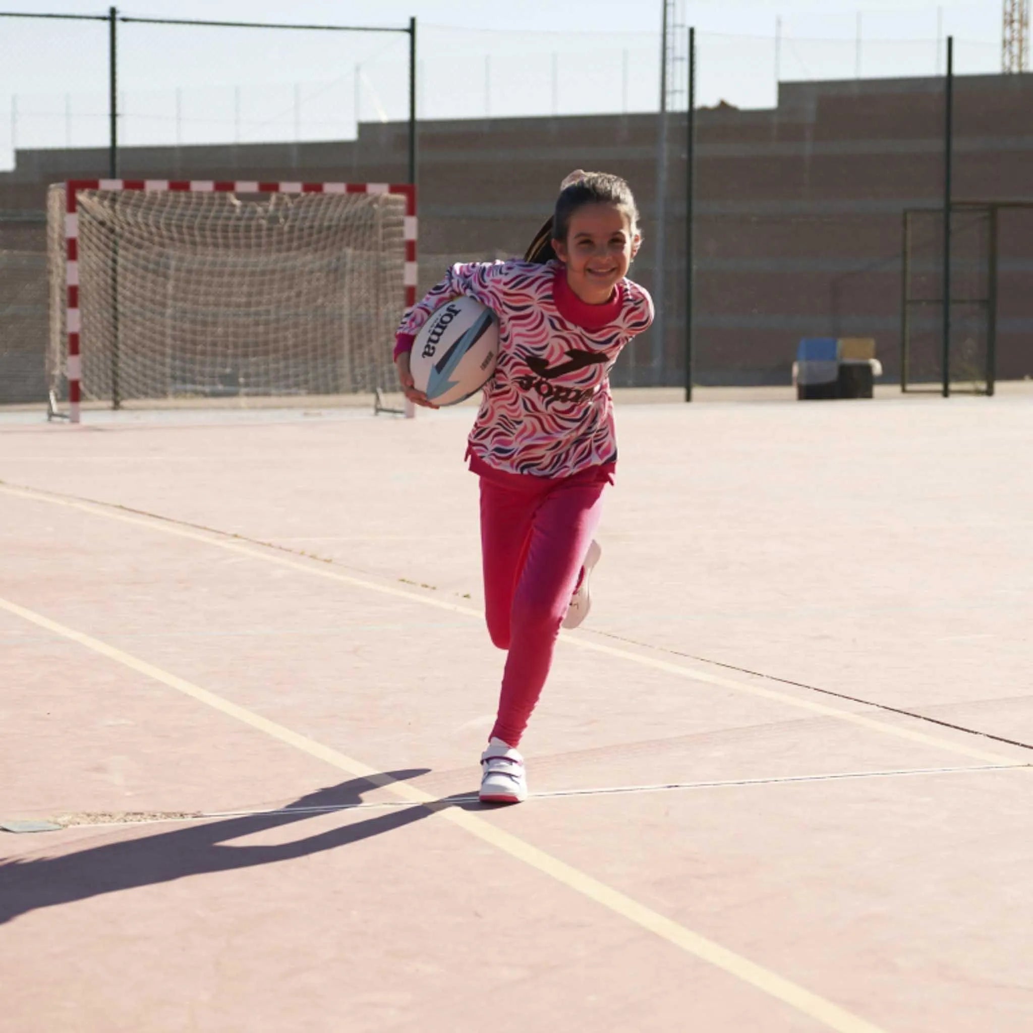 Children's sports joma street long tights fuchsia pink - XS