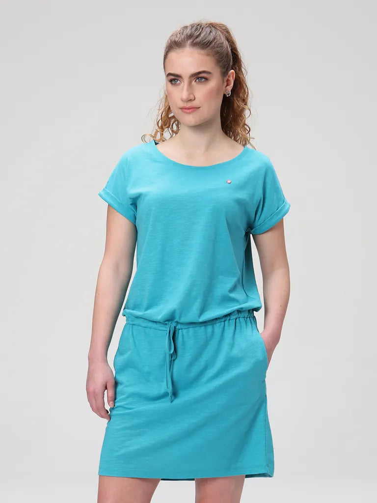 Damenkleid Loap Bladana Blau