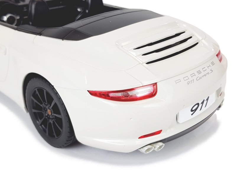 Porsche 911 Carrera S Remote Controlled Rc Car Rastar White 1:12