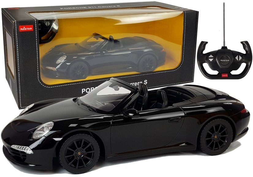 Porsche 911 Carrera S Telecomanda Mașină Rc Rastar Negru 1:12