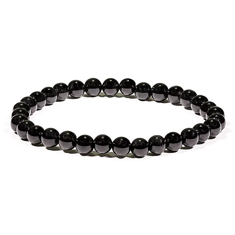 Bratara Turmalina Neagra --pachet De 2 Buc - 0.5 Cm