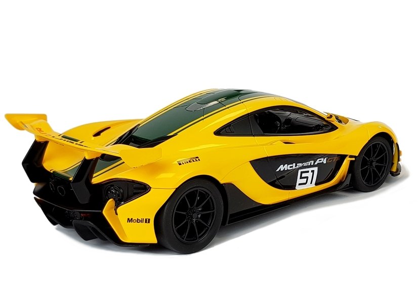 Mclaren P1 Gtr Remote Control Car Rc Rastar Yellow 1:14