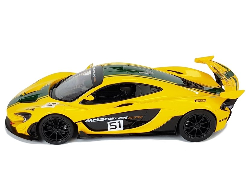 Mclaren P1 Gtr Remote Control Car Rc Rastar Yellow 1:14