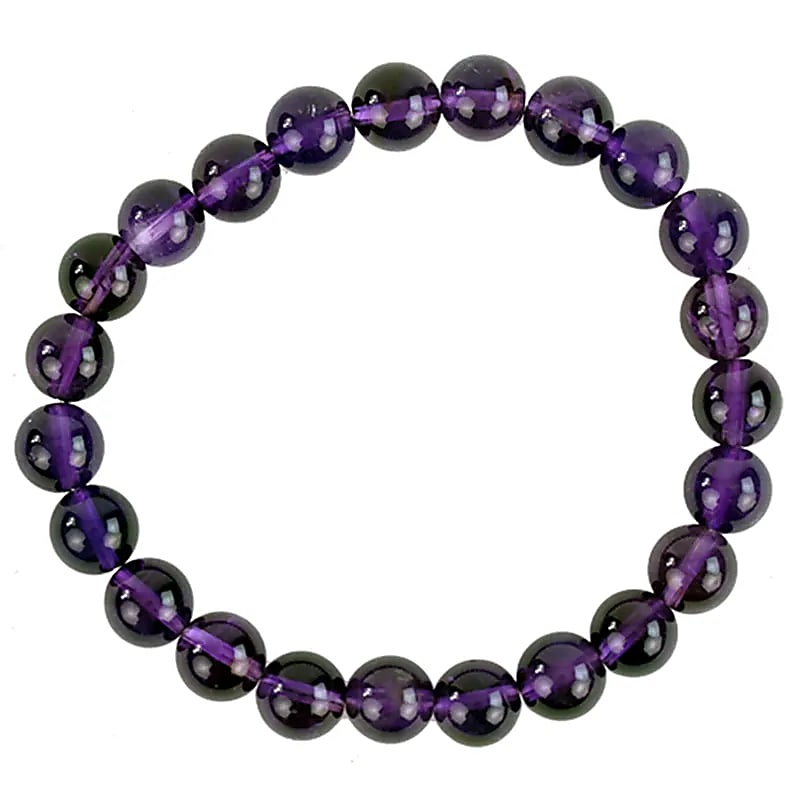 Armbånd Ametyst --pakke med 2 stk - ±6cm