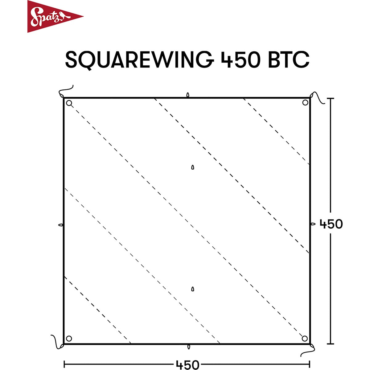 Spatz Tarp Squarewing 450 Btc Brown Sand