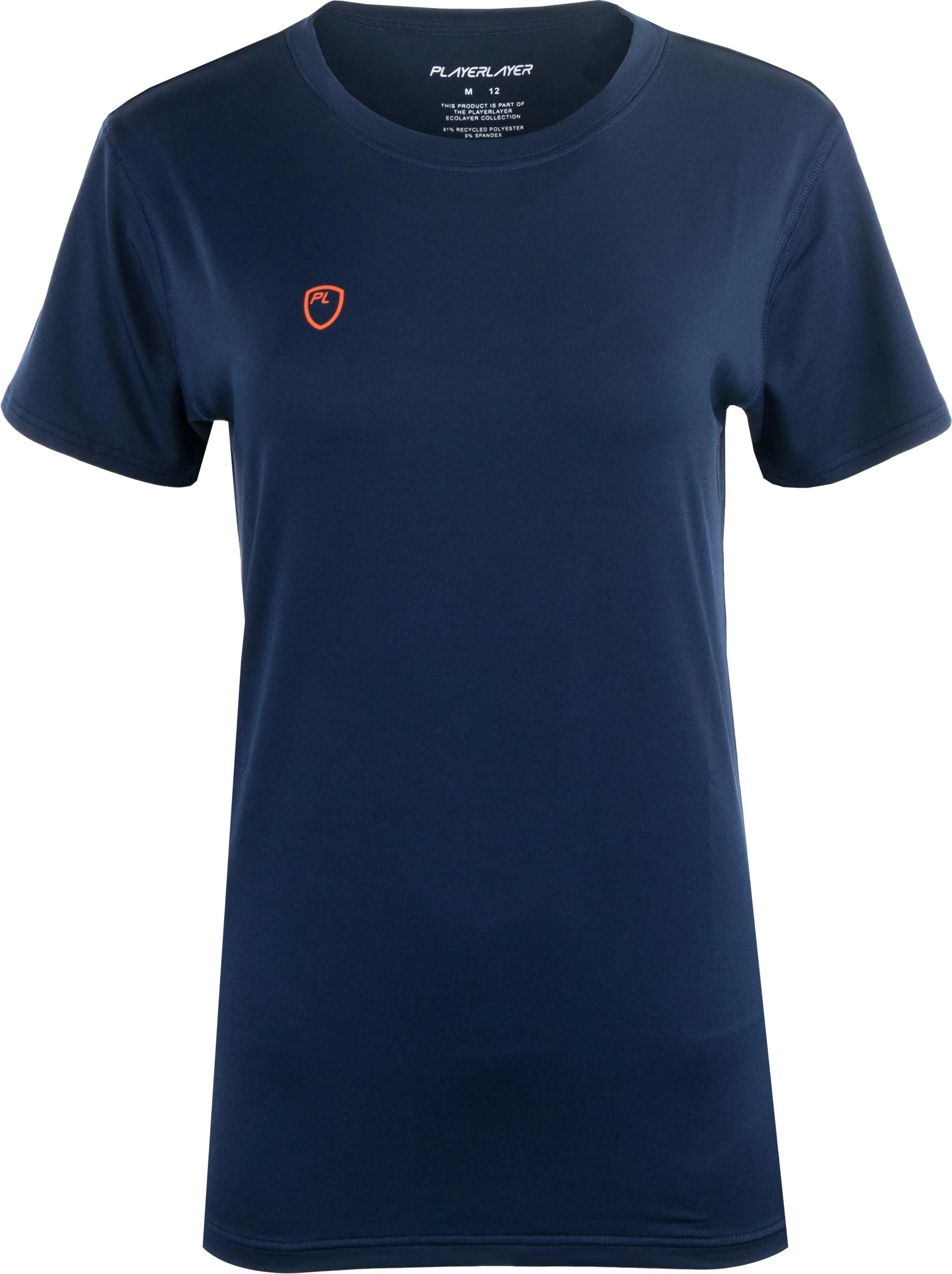 Camiseta feminina playerlayer eco performance azul marinho xs