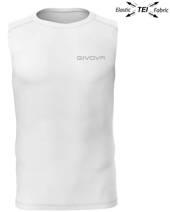 Elastische tanktop givova technisch corpus 1 wit 2xl