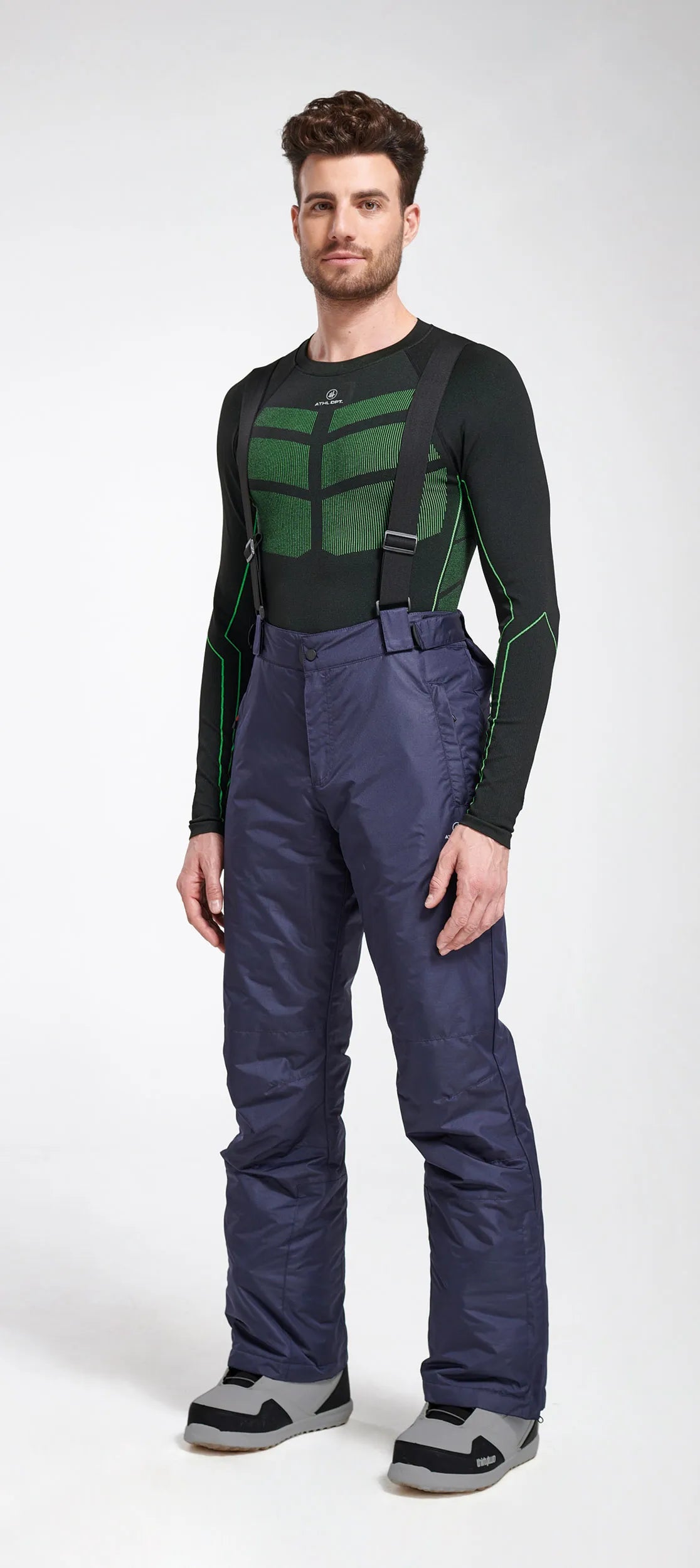 Men's Ski Pants Athl. Dpt Samael Blue