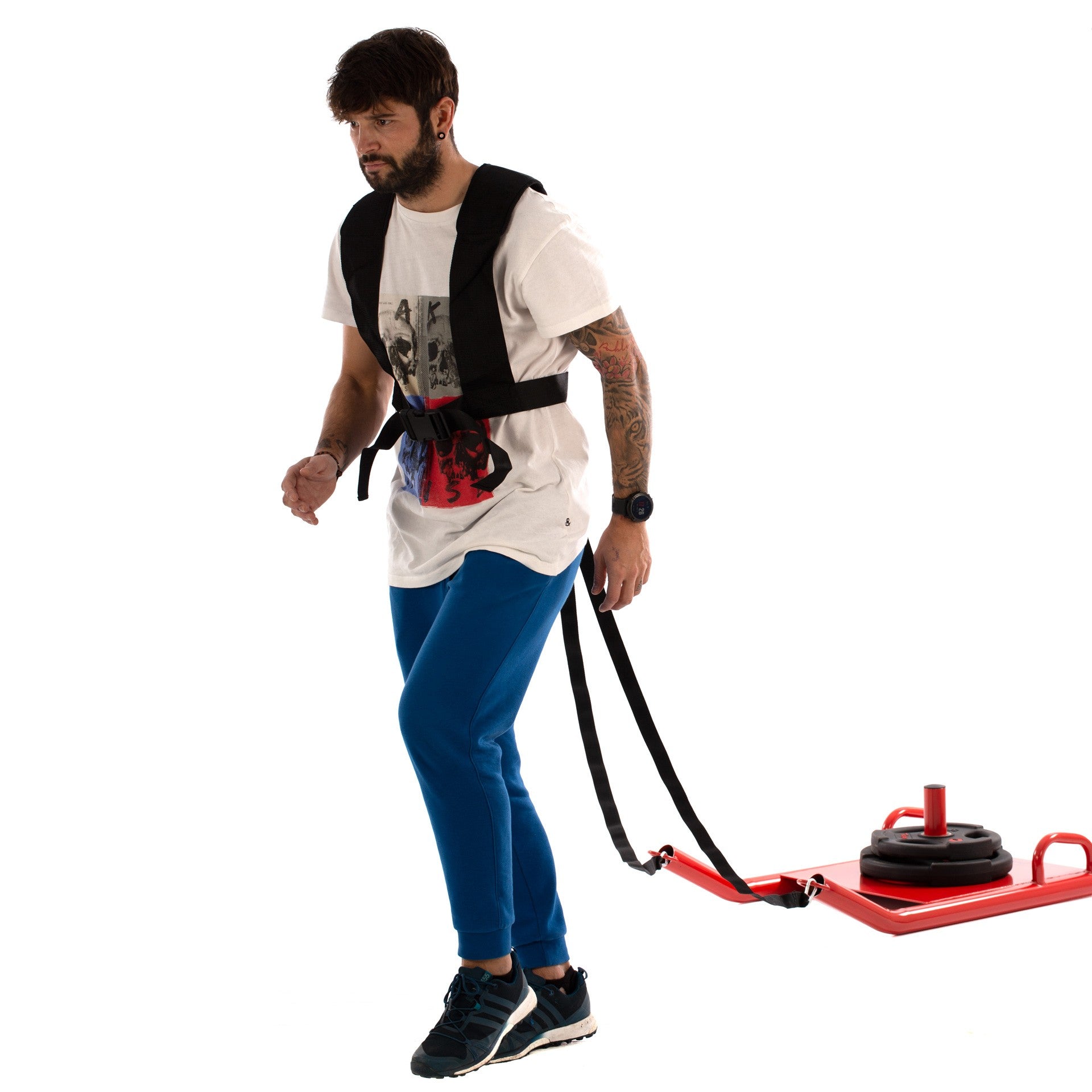 Traenálaí sledge le haghaidh dioscaí Oilimpeacha