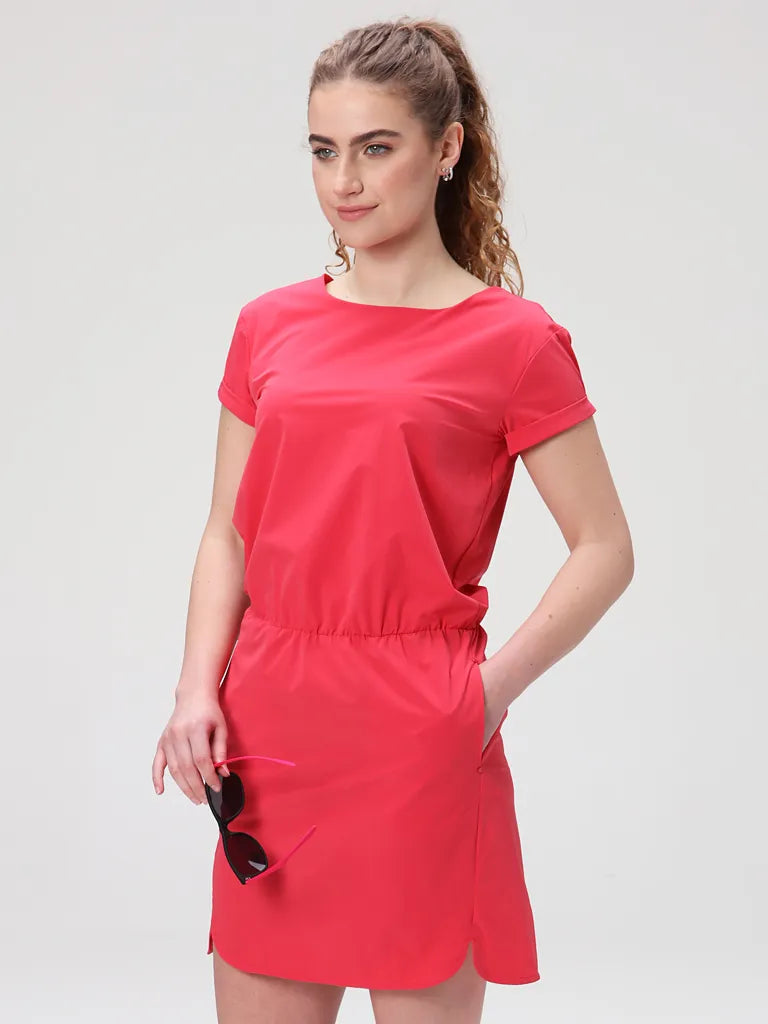Vestido Loap Feminino Ubulina Rosa