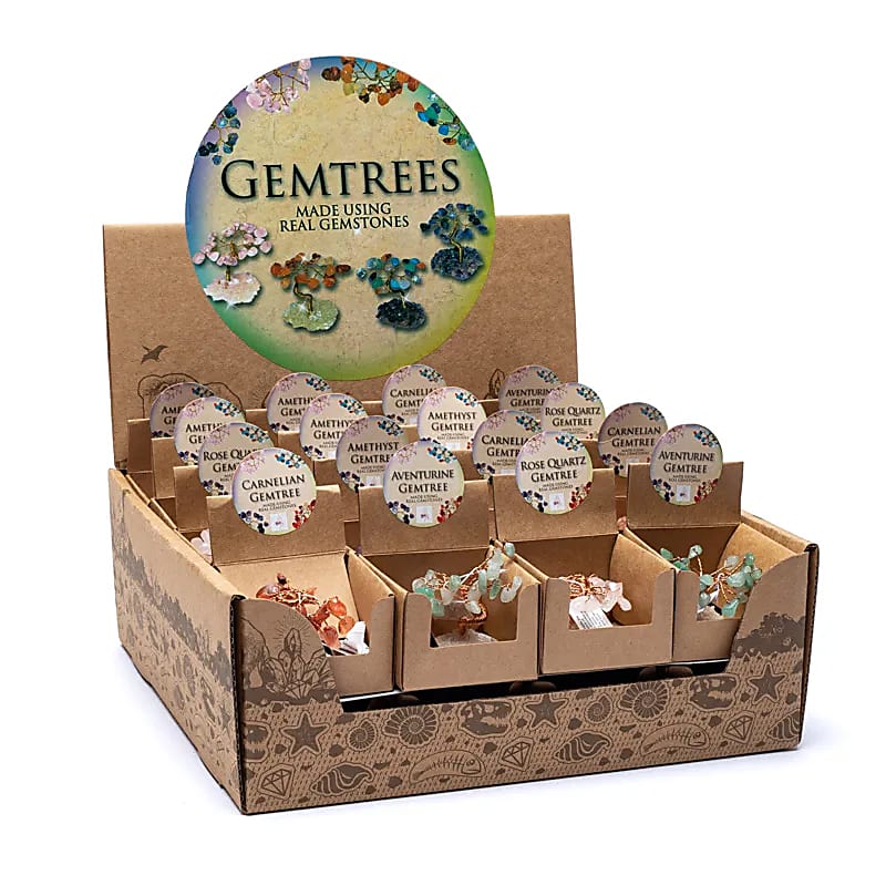 Mini Gemtree Display s 32 ks -- ± 45 cm; ± 20 G Balení 32 ks - ± 4,5 Cm; ± 20 G