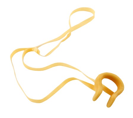 Paquet de 10 pinces-nez en ruban latex multicolore