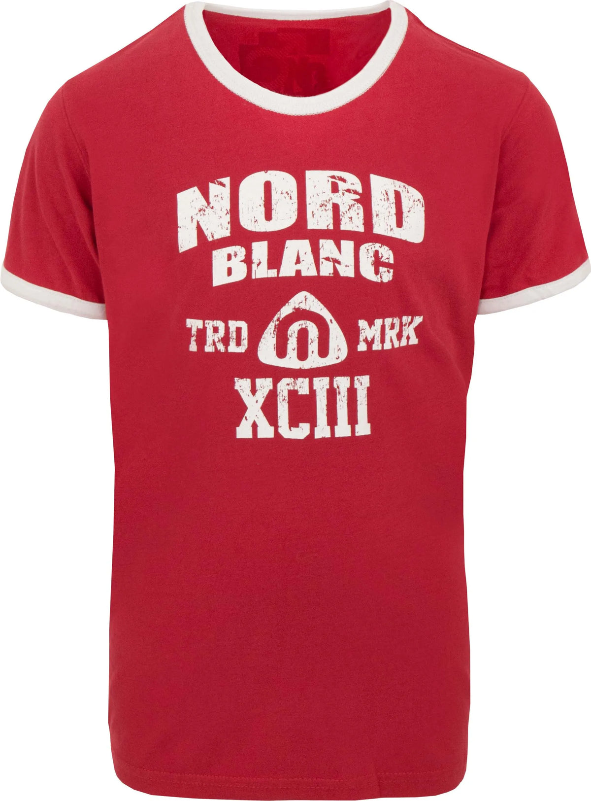 Tricou cu mânecă scurtă Nordblanc pentru copii, roșu