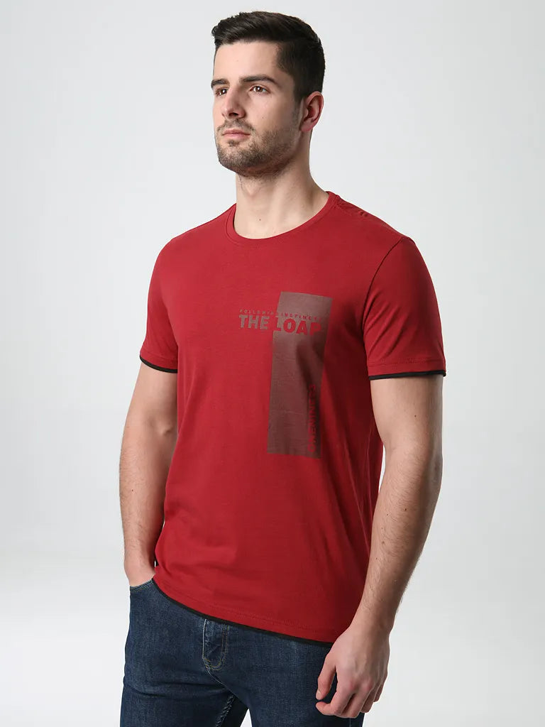 Men's T-shirt Loap Borneo Red