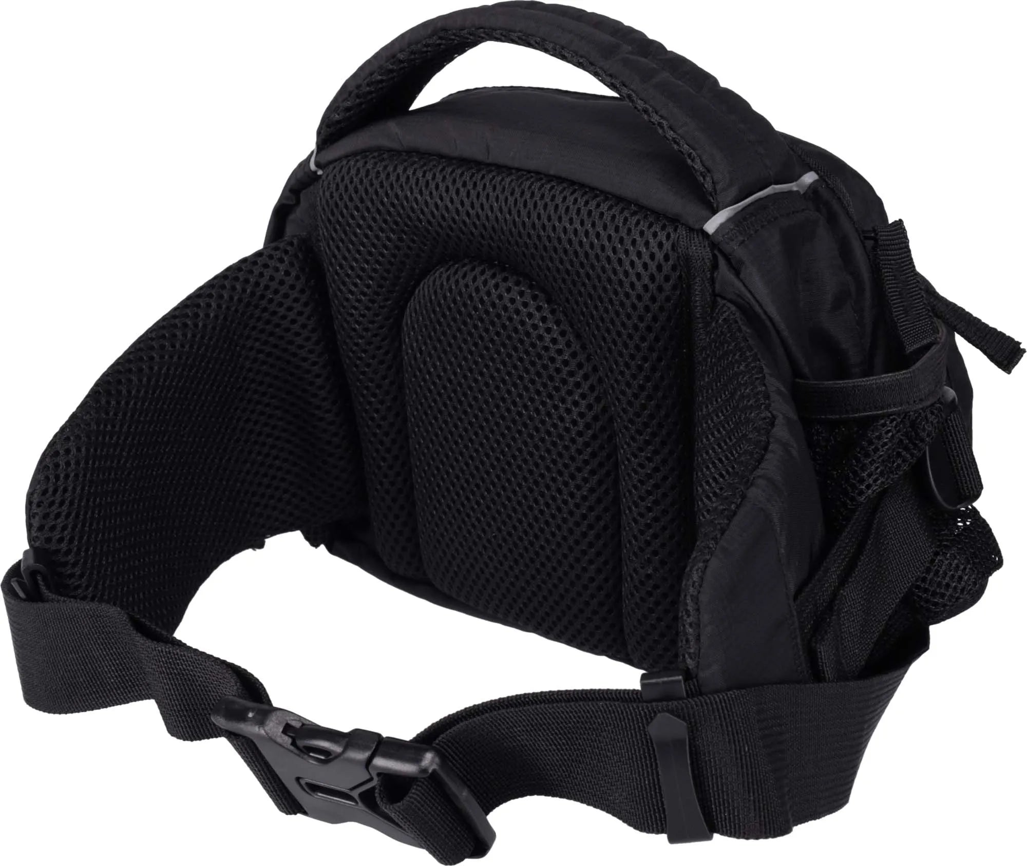 Lúb gíoró mála waist hiking dubh