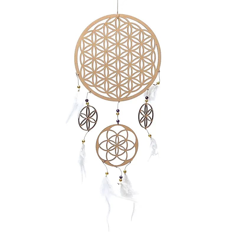 Dreamcatcher Flower Of Life - ± 54x21