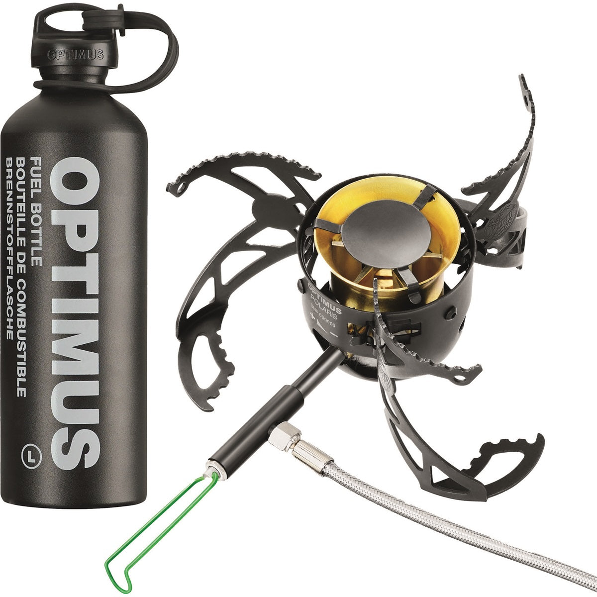 Optimus Polaris Optifuel + Bottiglia di carburante 1l Nero