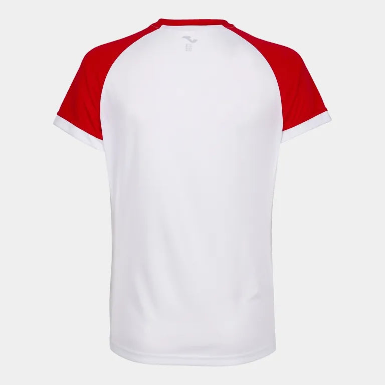 Camiseta feminina joma supernova ii branco-vermelho 2xs