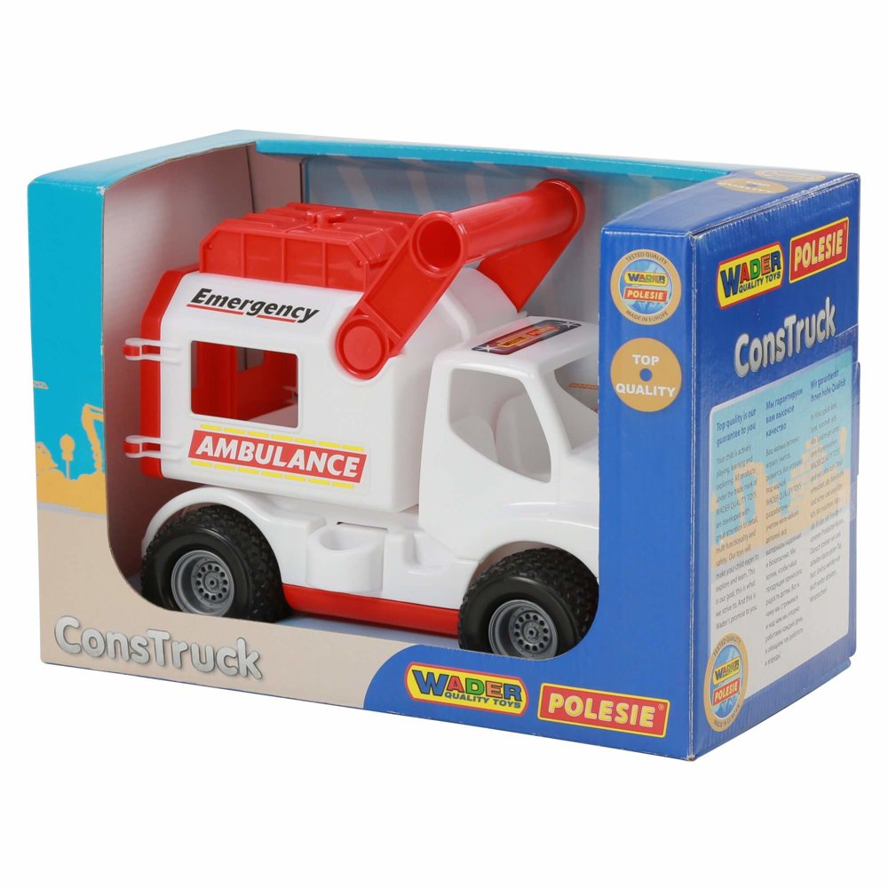 Auto Construck Ambulance White Polesie 41913