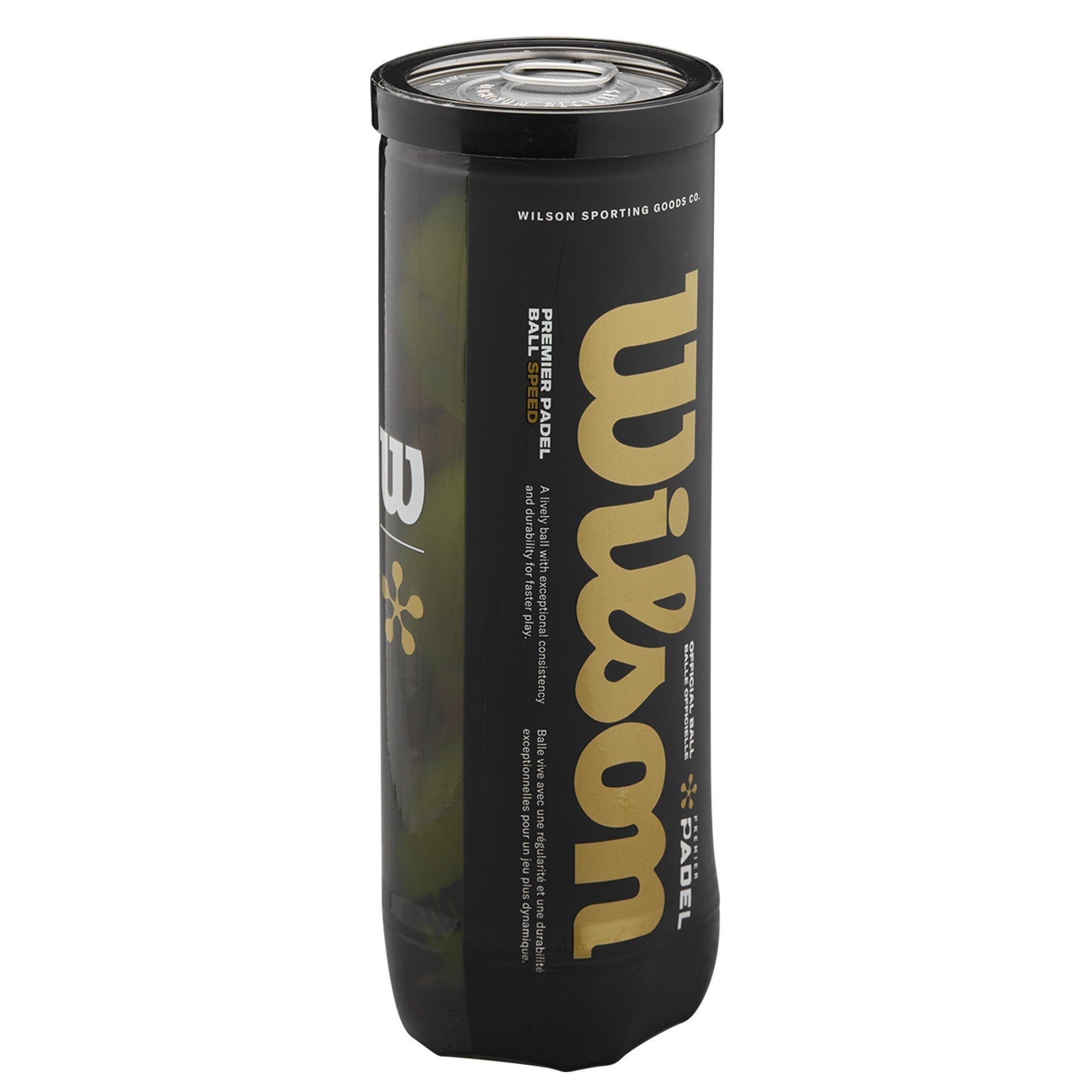 Tube mit 3 Padelbällen Wilson Premier Speed Mehrfarbig