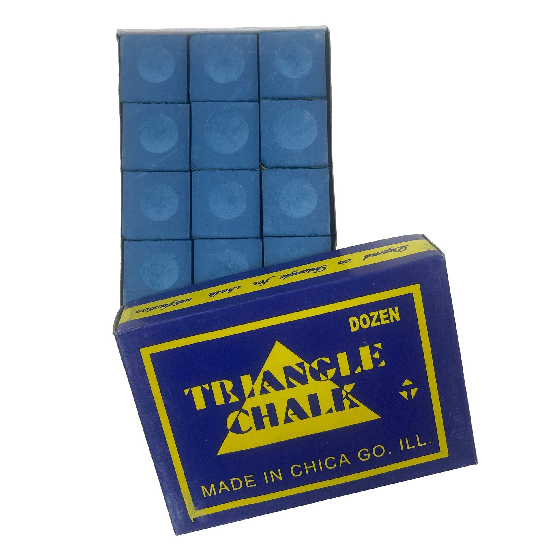 Pack 12 chalk for billiard stick