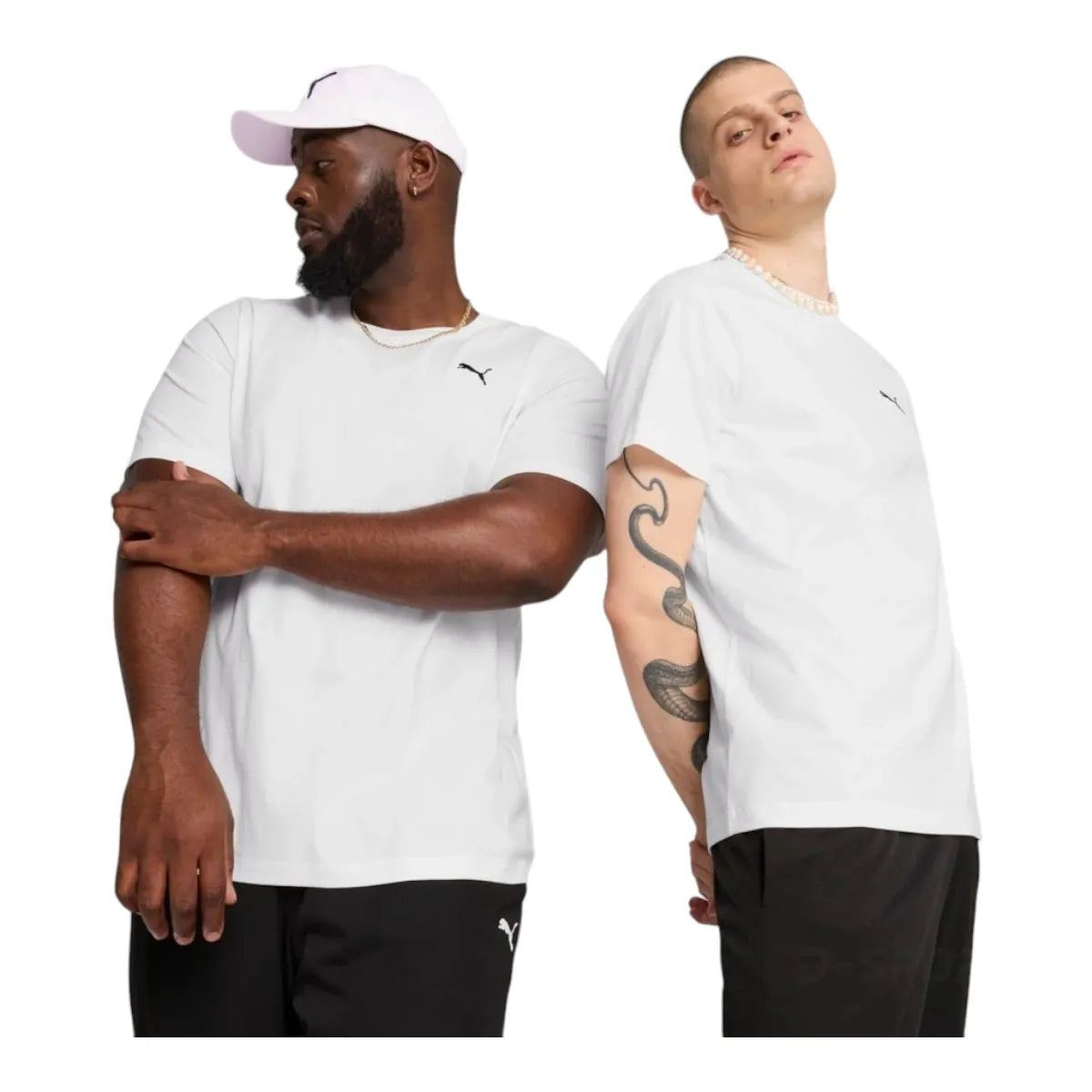 Pánské tričko Puma Ess Small Logo Tričko bílé