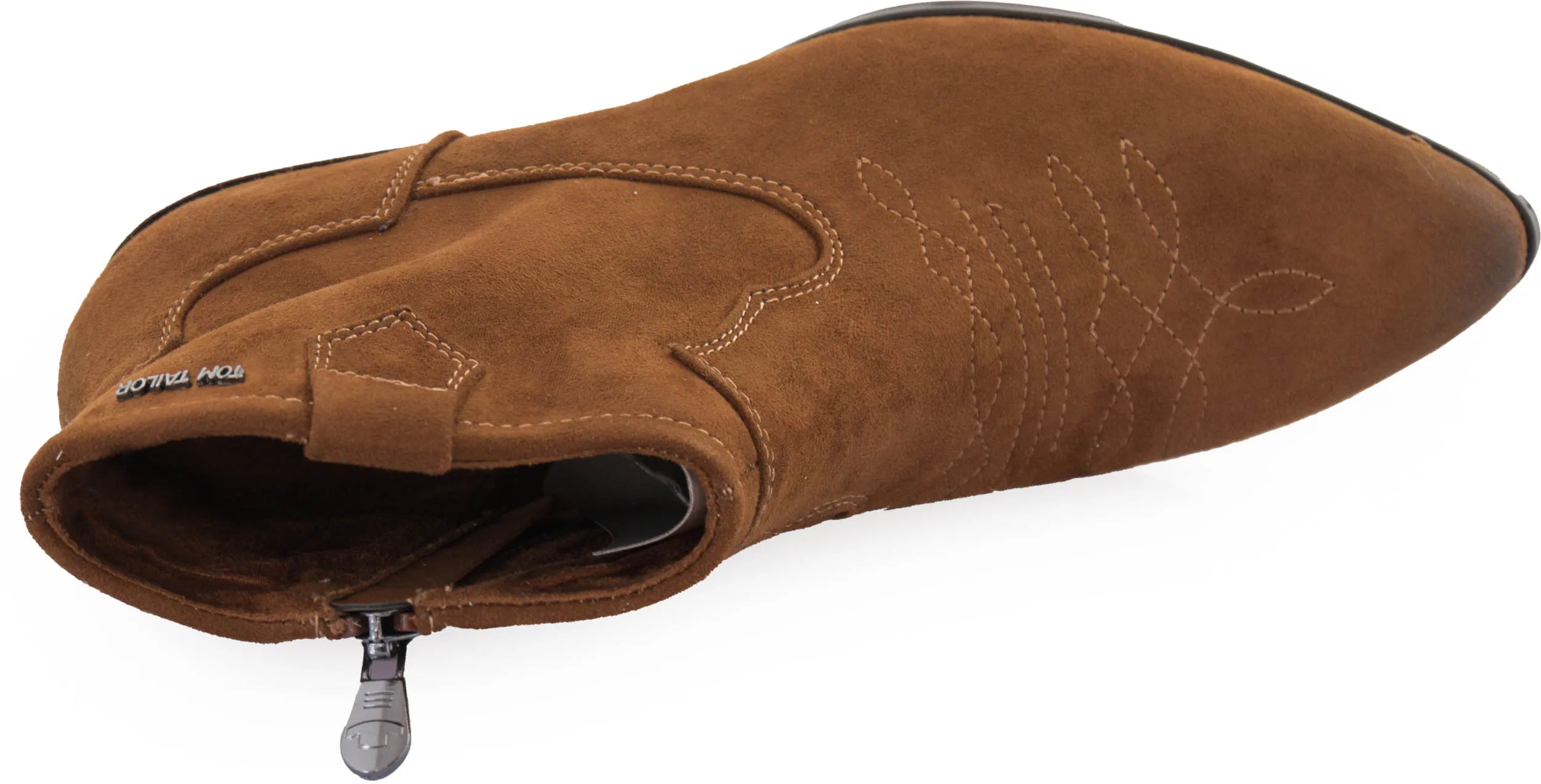Damskor Tom Tailor Stiefelette Damen Cognac Brun