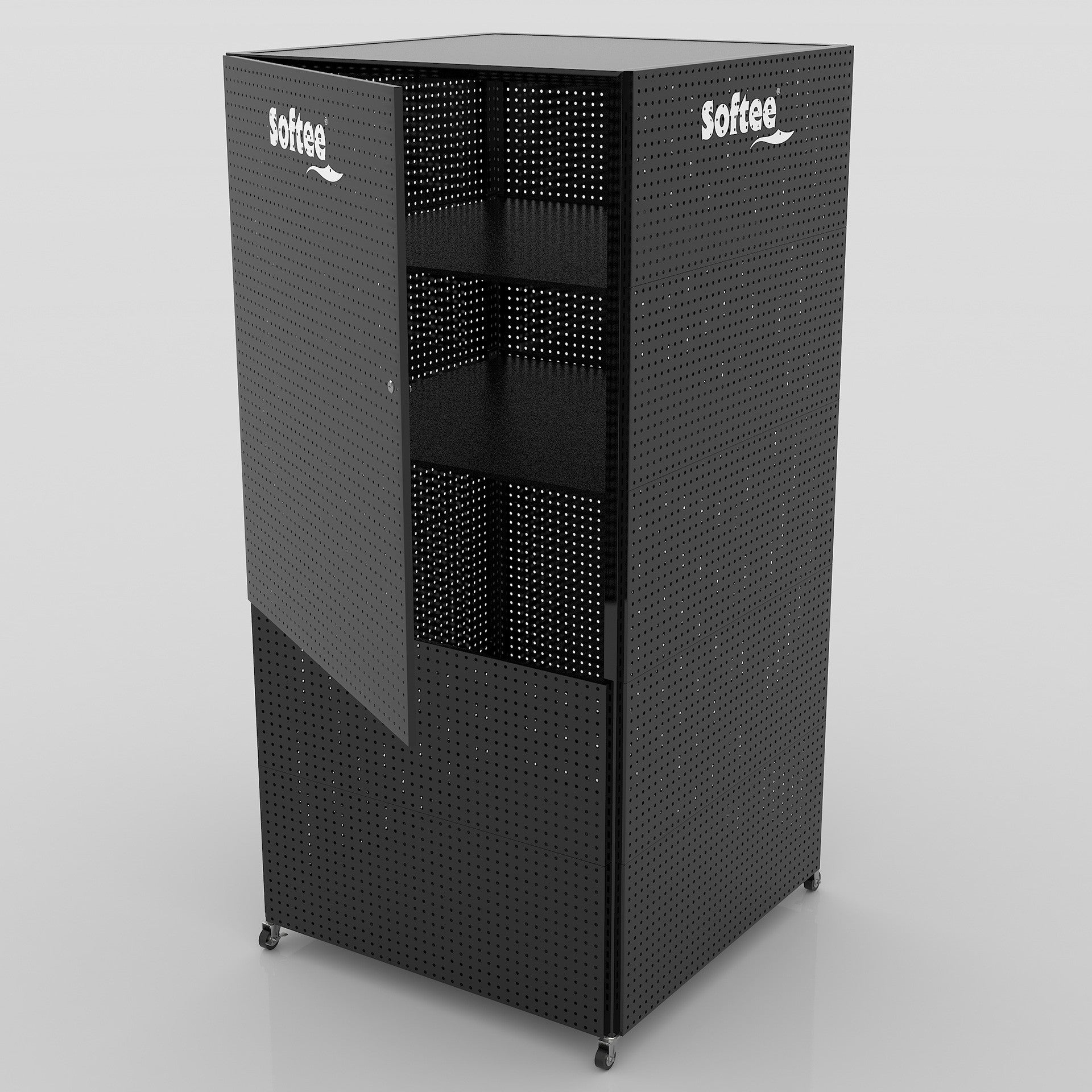 Stojak Z Systemem Przechowywania Wielokolorowy