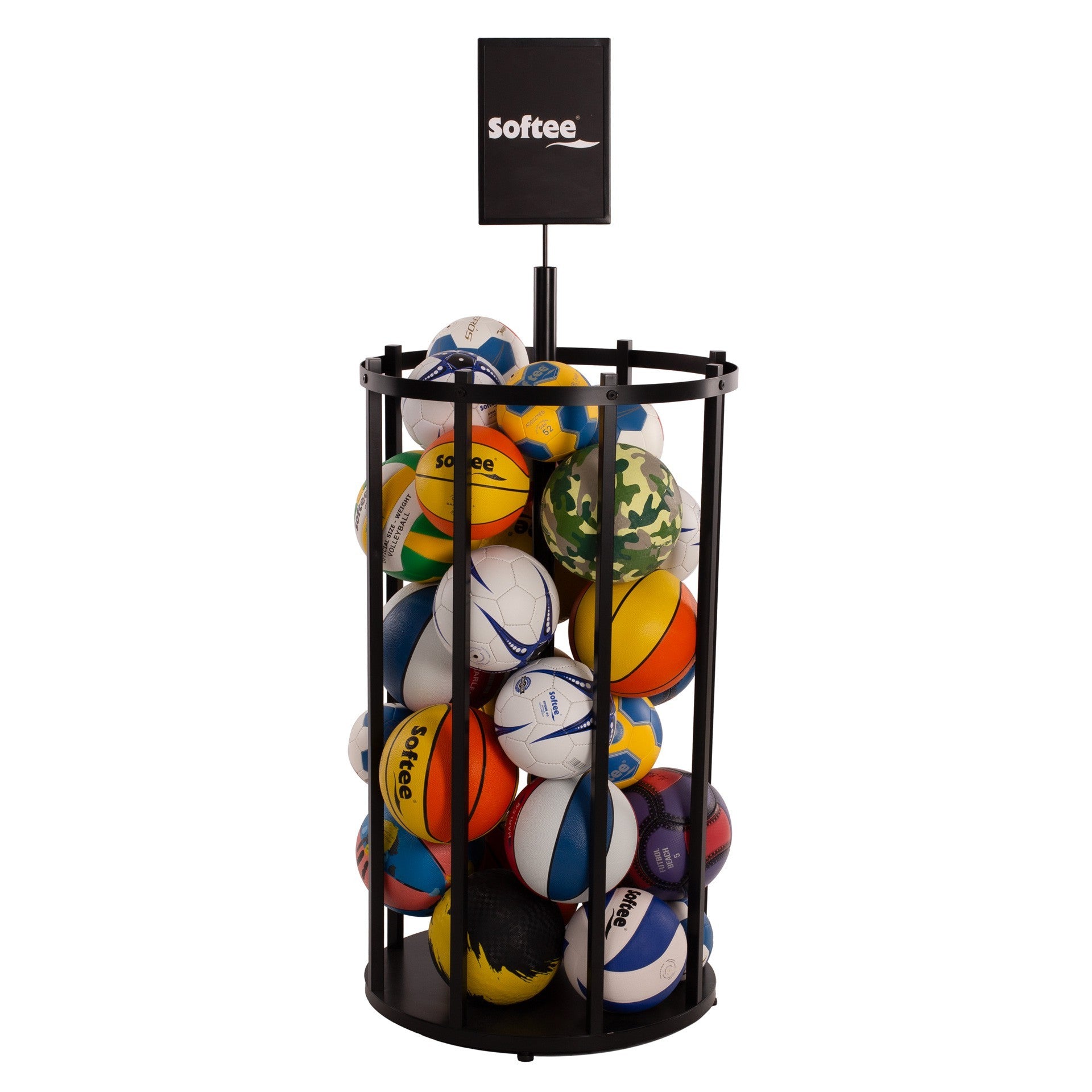 Stojan na vystavenie loptičiek