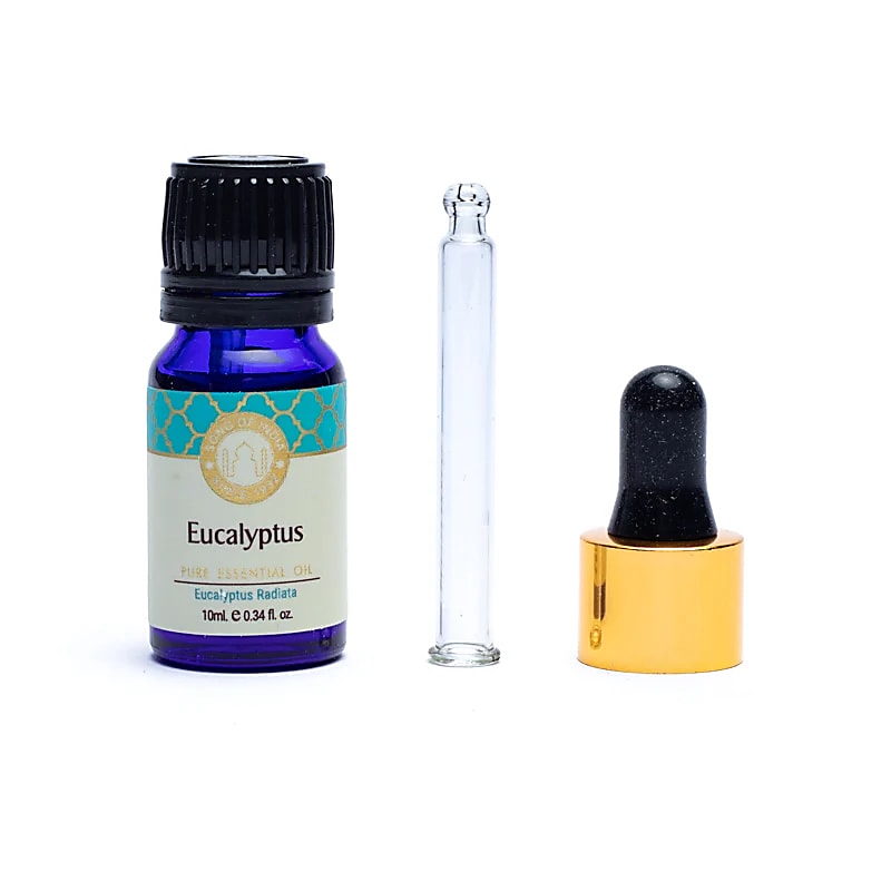 Amhrán Ola Riachtanach Eucalyptus Na hIndia - Pacáiste 10 Ml As 3 Pcs